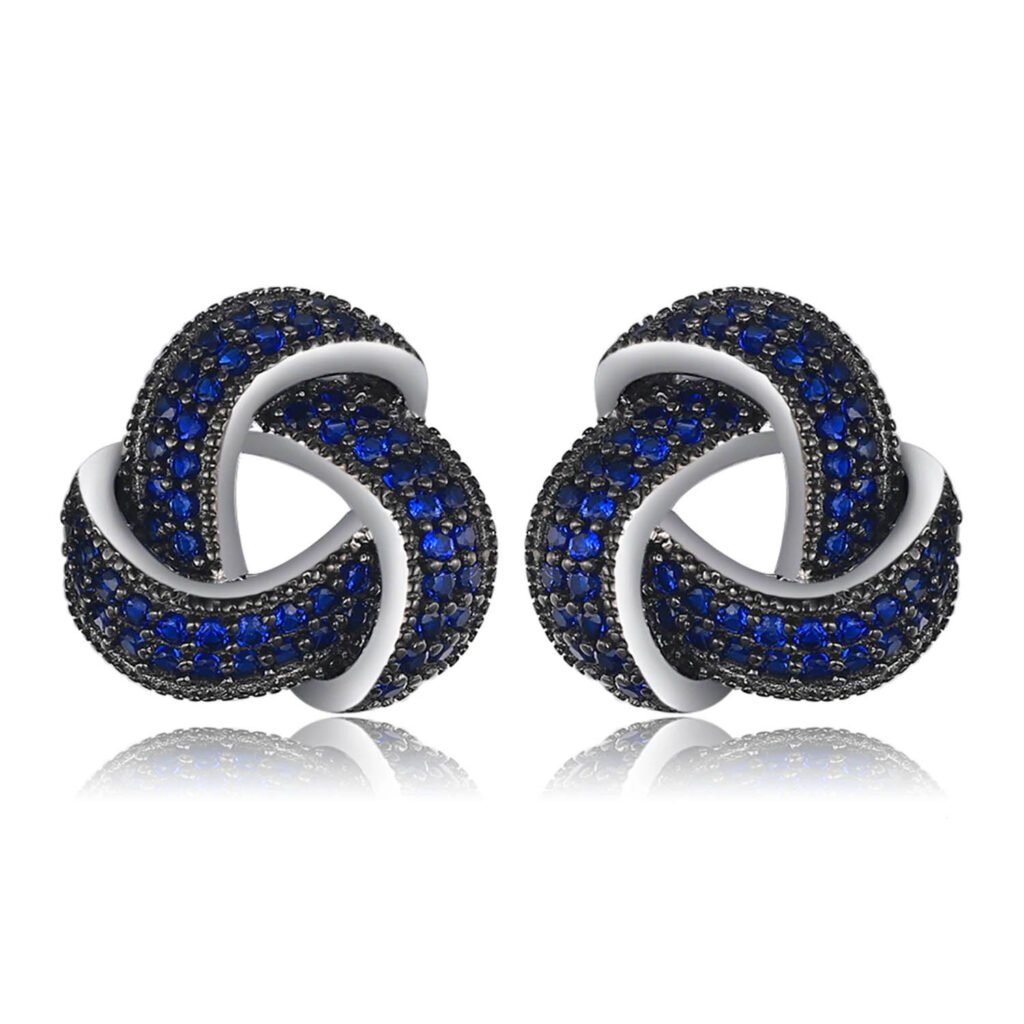 Aretes Royal Twist – Plata Esterlina