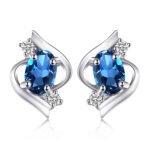 Aretes Azure Flame - Plata Esterlina