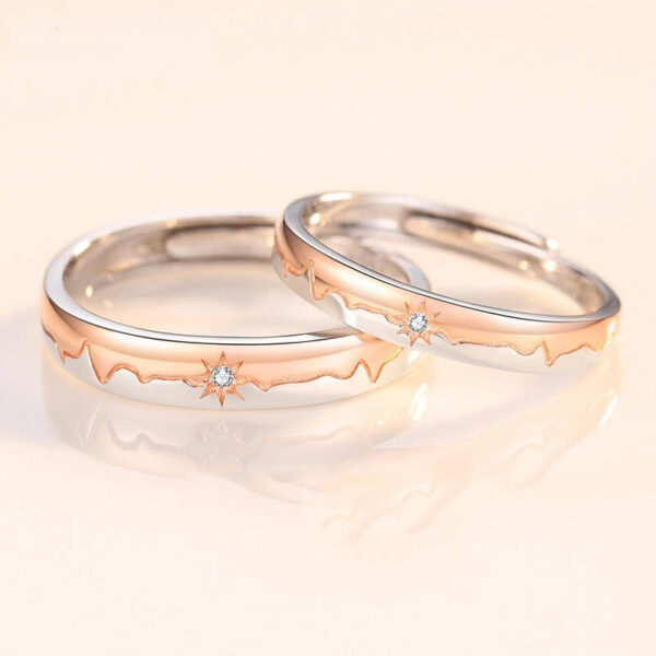 Anillos De Pareja Matrimonio - Plata Esterlina