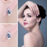 Aretes Azure Flame - Plata Esterlina
