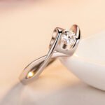 Anillo Golden Curve - Plata Esterlina