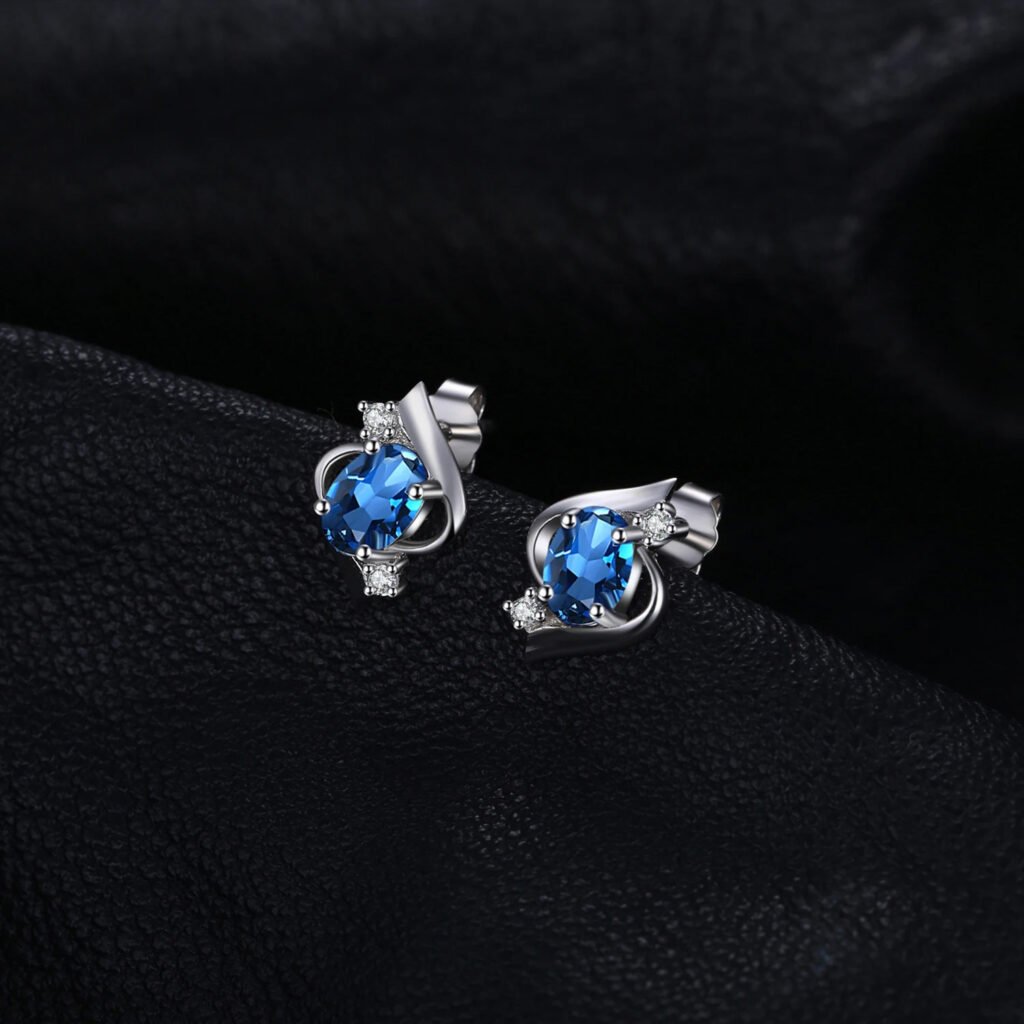 Aretes Azure Flame – Plata Esterlina - Detalle