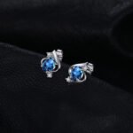 Aretes Azure Flame - Plata Esterlina