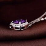 Collar Violet Aura - Plata Esterlina