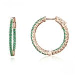 Aretes Verdant Glow - Plata Esterlina