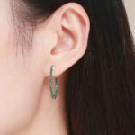 Aretes Verdant Glow - Plata Esterlina