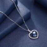 Collar Midnight Heart - Plata Esterlina