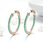 Aretes Verdant Glow - Plata Esterlina