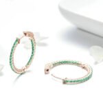 Aretes Verdant Glow - Plata Esterlina