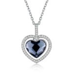 Collar Midnight Heart - Plata Esterlina