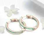 Aretes Verdant Glow - Plata Esterlina