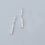 Aretes Crystal Drop - Plata Esterlina