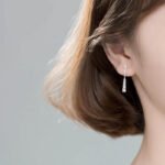 Aretes Crystal Drop - Plata Esterlina