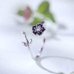 Anillo Violet Stem - Plata Esterlina