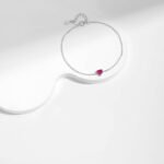 Pulsera Rosy Heart - Plata Esterlina
