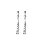Aretes Crystal Drop - Plata Esterlina