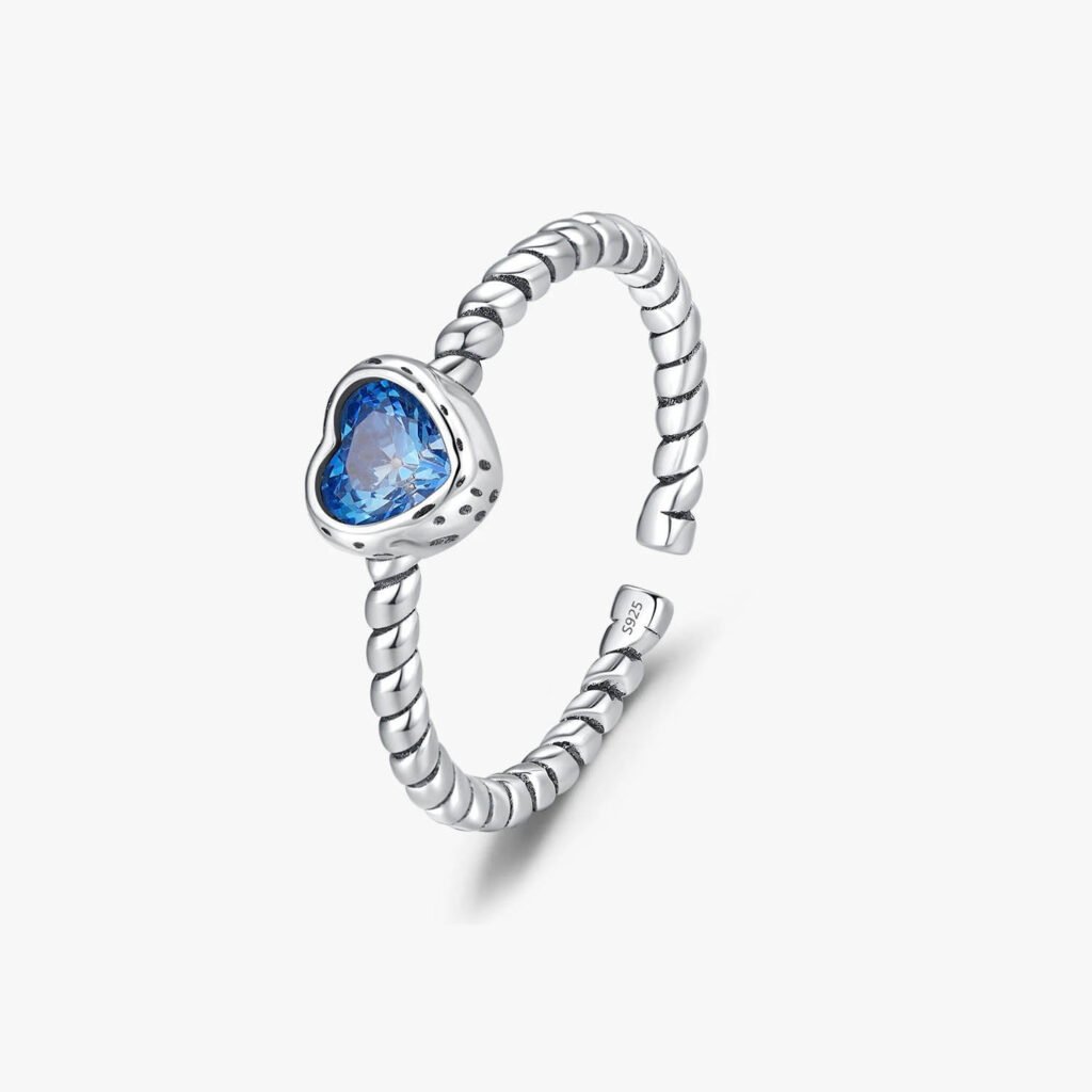 Anillo Ocean heart – Plata Esterlina