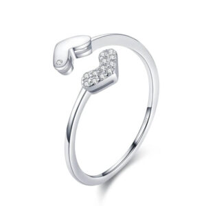 Anillo De Corazones - Plata Esterlina