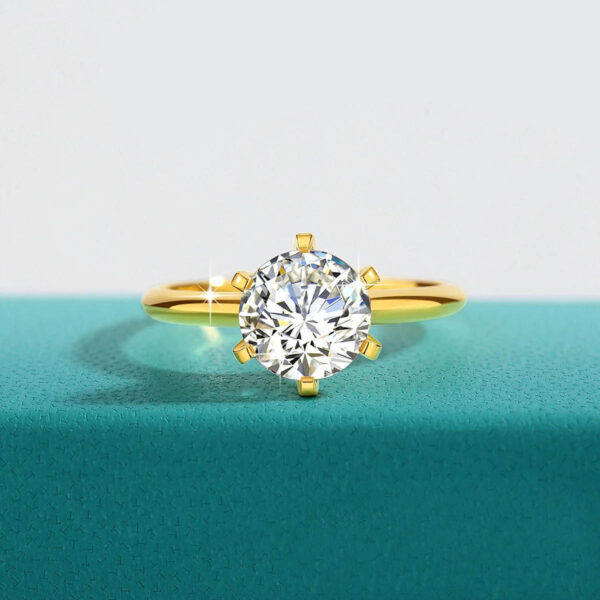 Anillo De Compromiso - Oro18k - Imagen 6