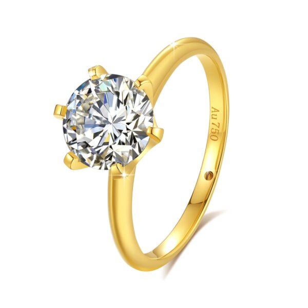 Anillo De Compromiso - Oro18k