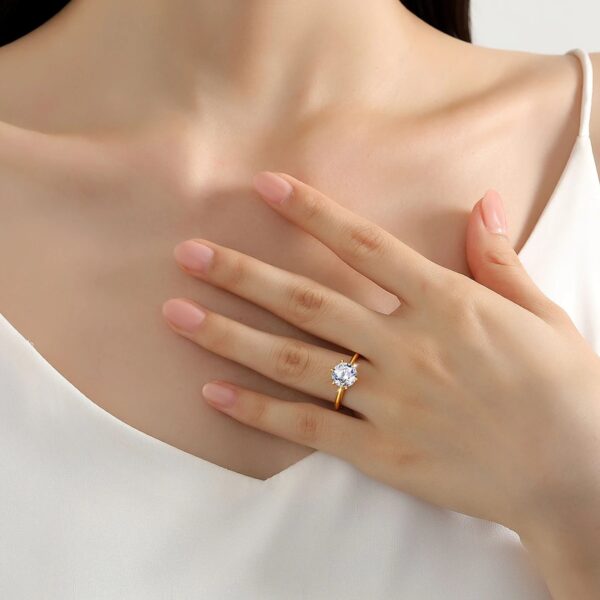 Anillo De Compromiso - Oro18k - Imagen 4