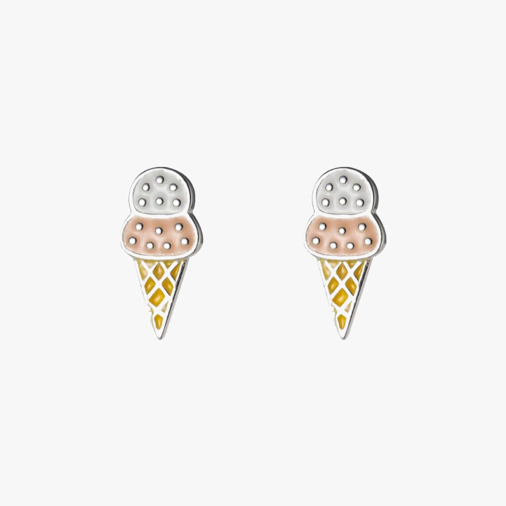 Aretes Pink Ice – Plata Esterlina