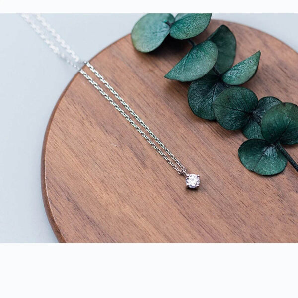 Collar De Piedra - Plata Esterlina - Imagen 6