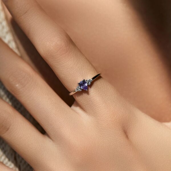 Anillo De Compromiso – Plata Esterlina - Imagen 3