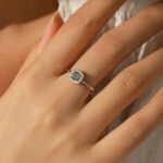 Anillo Crystal Halo – Plata Esterlina