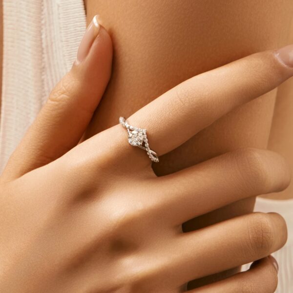 Anillo De Compromiso – Plata Esterlina - Imagen 3