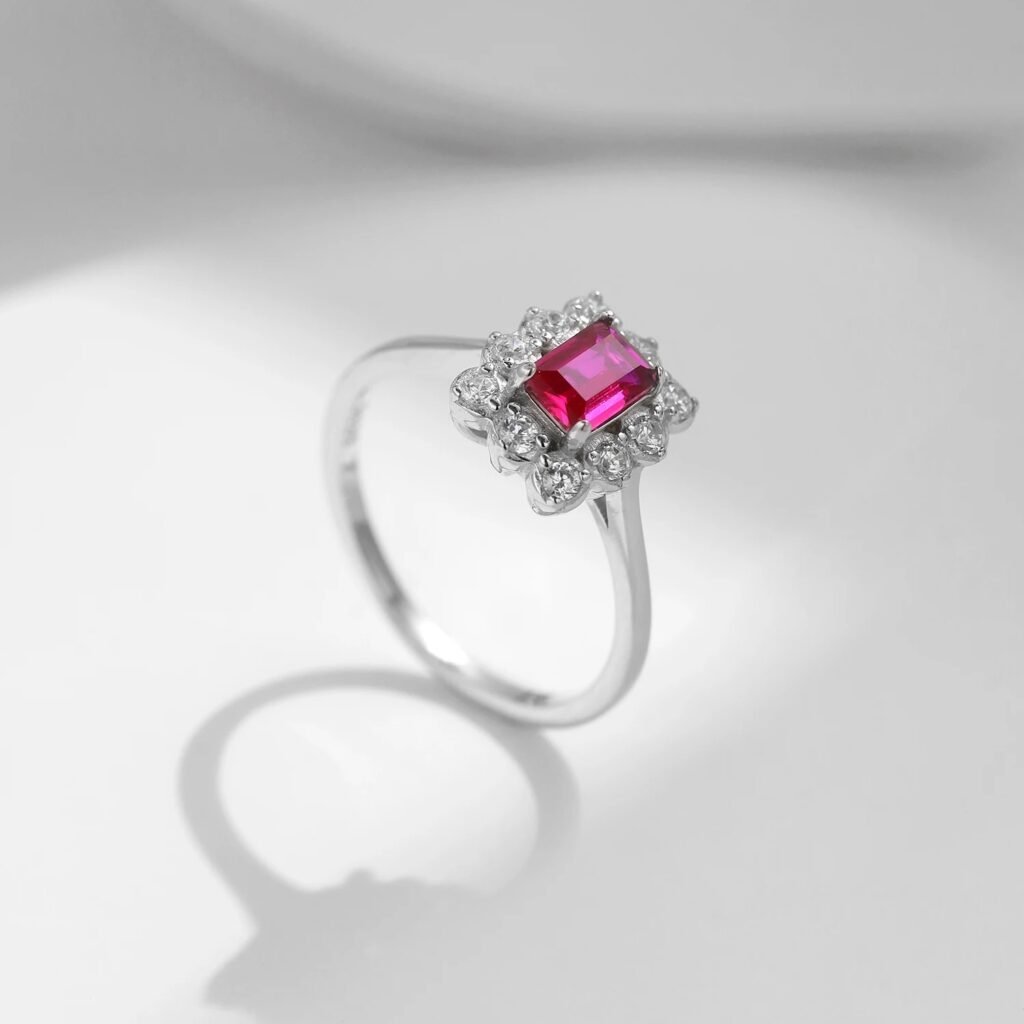 Anillo Scarlet Shine – Plata Esterlina - Detalle