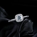 Anillo Crystal Halo – Plata Esterlina