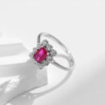 Anillo Scarlet Shine – Plata Esterlina