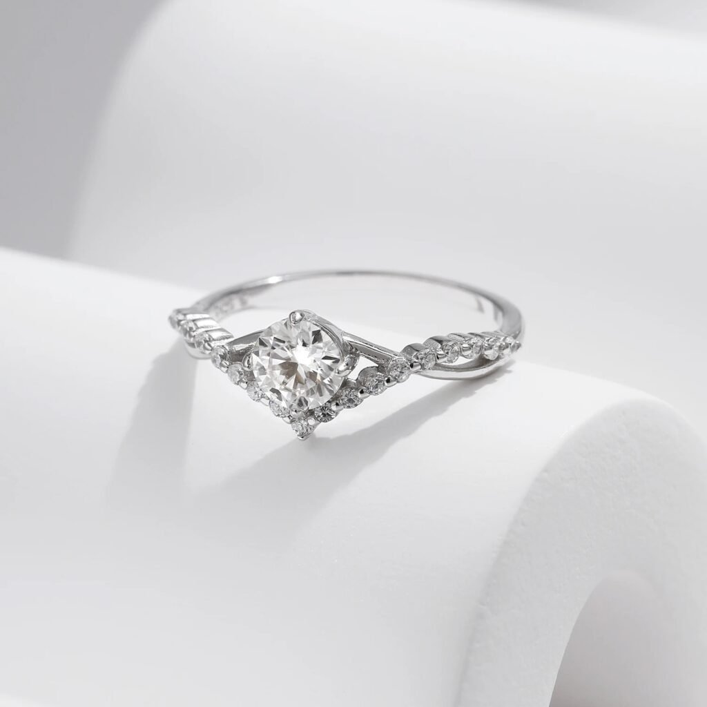 Anillo Crystal Promise – Plata Esterlina - Detalle