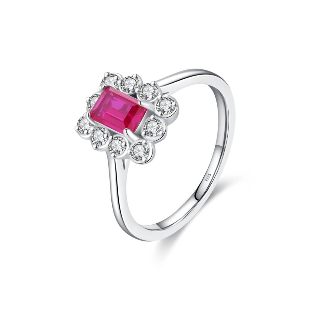 Anillo Scarlet Shine – Plata Esterlina