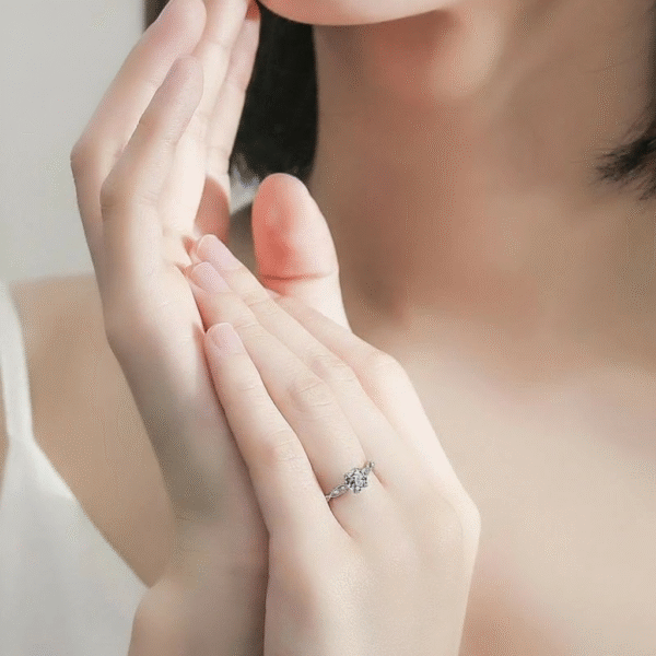 Anillo De Compromiso - Plata Esterlina - Imagen 5