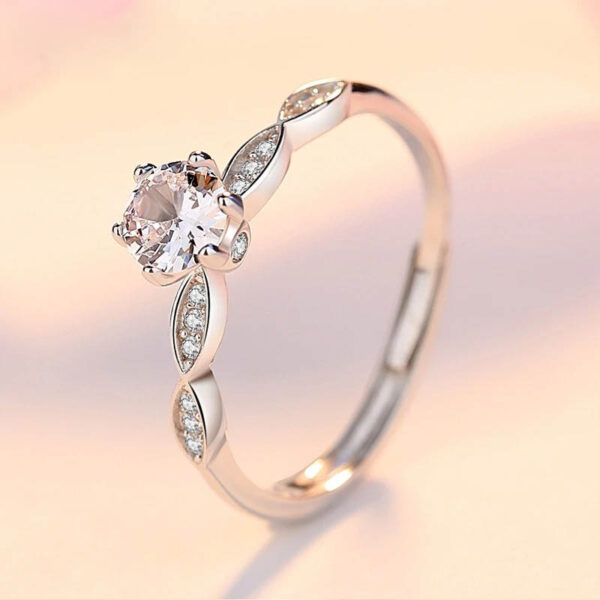 Anillo De Compromiso - Plata Esterlina