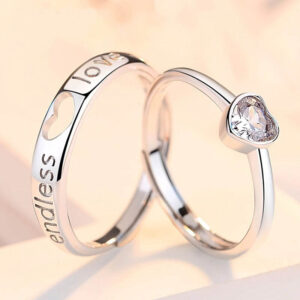 Anillos De Pareja Matrimonio - Plata Esterlina