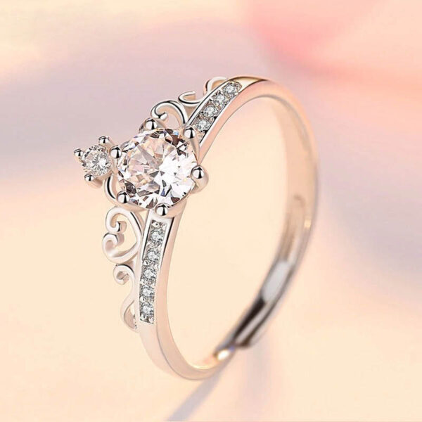 Anillo De Compromiso - Plata Esterlina