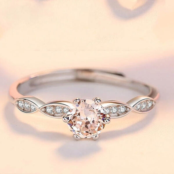 Anillo De Compromiso - Plata Esterlina - Imagen 2