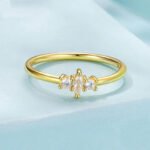 Anillo Trinity - Plata Esterlina y Chapa De Oro