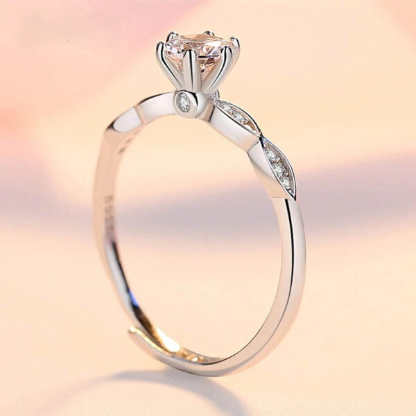 Anillo De Compromiso - Plata Esterlina - Imagen 3