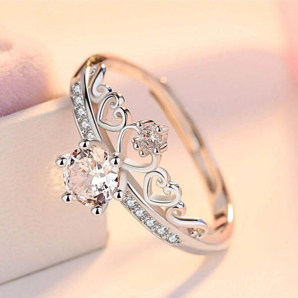 Anillo De Compromiso - Plata Esterlina - Imagen 4