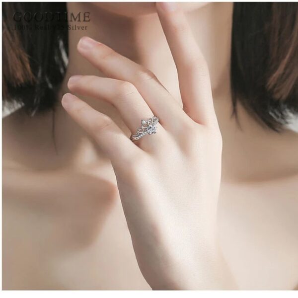 Anillo De Compromiso - Plata Esterlina - Imagen 3