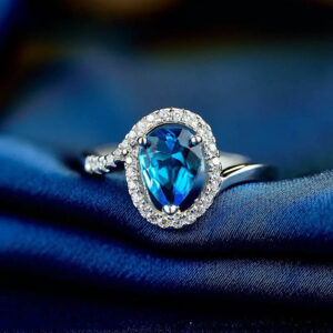 Anillo De Compromiso - Plata Esterlina