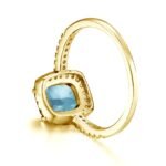 Anillo Royal Aquamarine - Oro14k