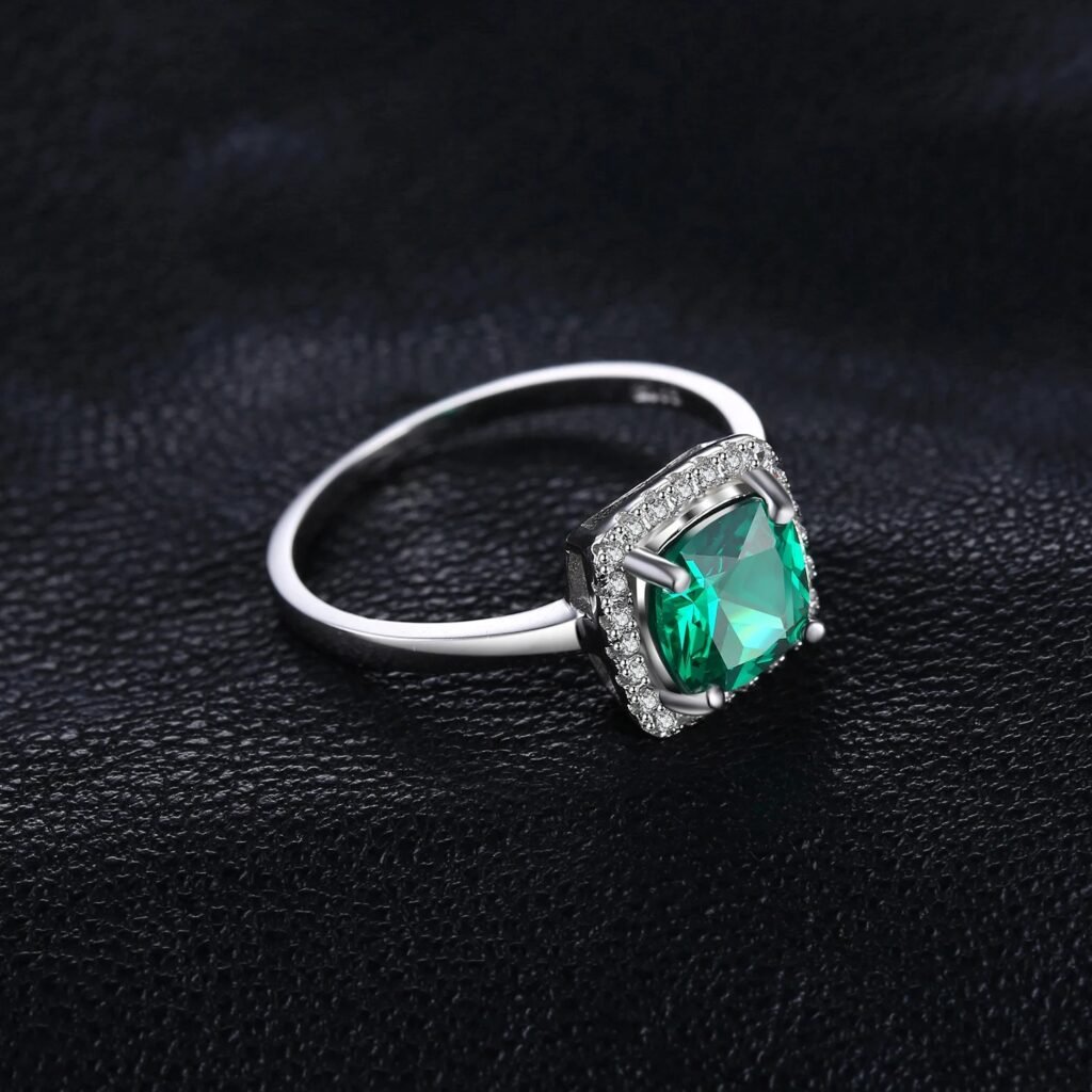 Anillo Esmerald Glow – Plata Esterlina - Detalle