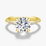 Anillo Elarids Gold Moissanita - Oro14k