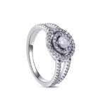 Anillo Celestial Halo – Plata Esterlina
