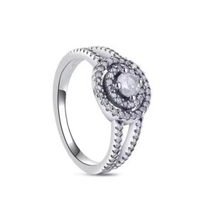 Anillo Celestial Halo – Plata Esterlina